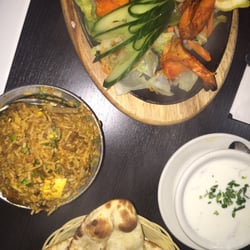 Kathmandu Restaurant - Biryani, shrimp tandoori, naan