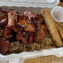 Lumpia King - Pork tocino combo.