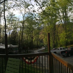 Simple Life Campground - View from Big Dawg House deck.