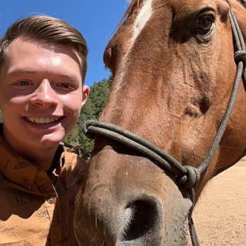 Old Stage Riding Stables - Brandon and JJ the horse - Vacation Rentals Near Me - Colorado Springs, Colorado Old Stage Riding Stables - Brandon and JJ the horse - Vacation Rentals Near Me - Colorado Springs, Colorado
