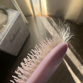 DND Hair Studio - My brush after just couple of brushings - Hair Salons Near Me - Rocklin, California