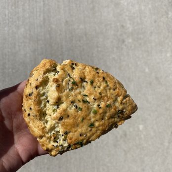 Alchemist’s Jam - Green onion black sesame seed scone - Bakeries Near Me - McMinnville, Oregon