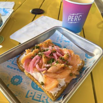 Perc - Lox toast - Coffee & Tea Near Me - Atlanta, Georgia