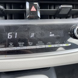 Dusty, very dusty dashboard.