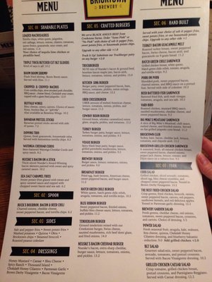 Menu photo 7 Bricktown Brewery Tulsa, OK