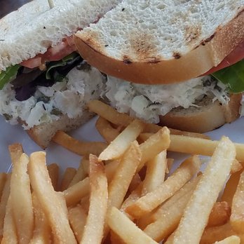 Bridgewater Bistro - Cod sandwich and fries - New American Near Me - Astoria, Oregon