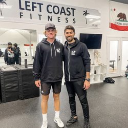 Left Coast Fitness - Our LCF giveaway winner with Sepano