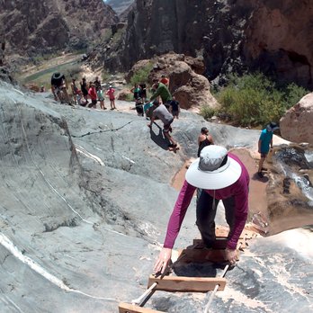 Hualapai River Runners - Climbing to the falls - Rafting/Kayaking Near Me - Peach Springs, Arizona Hualapai River Runners - Climbing to the falls - Rafting/Kayaking Near Me - Peach Springs, Arizona