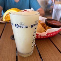 Virgin Pina Colada (This hit the spot on this humid and hot day)