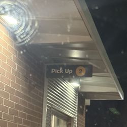 McDonald's - Well, I was in the drive-through. It snapped photo.
