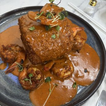 Brunch & Bloom - Shrimp and Grits - Breakfast & Brunch Near Me - Humble, Texas