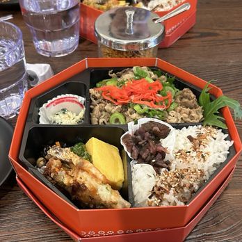 HINODEYA Ramen & Bar Chestnut - Sukiyaki Beef Bento (pickup and delivery) - Ramen Near Me - San Francisco, California HINODEYA Ramen & Bar Chestnut - Sukiyaki Beef Bento (pickup and delivery) - Ramen Near Me - San Francisco, California