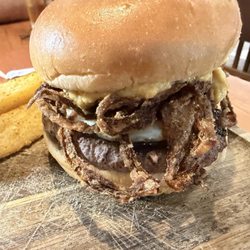 FuegoMundo South American Wood-Fire Grill - The fuego burger