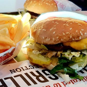 Habit Burger & Grill - Char burger with cheese and fries - Salad Near Me - Monroe, North Carolina Habit Burger & Grill - Char burger with cheese and fries - Salad Near Me - Monroe, North Carolina
