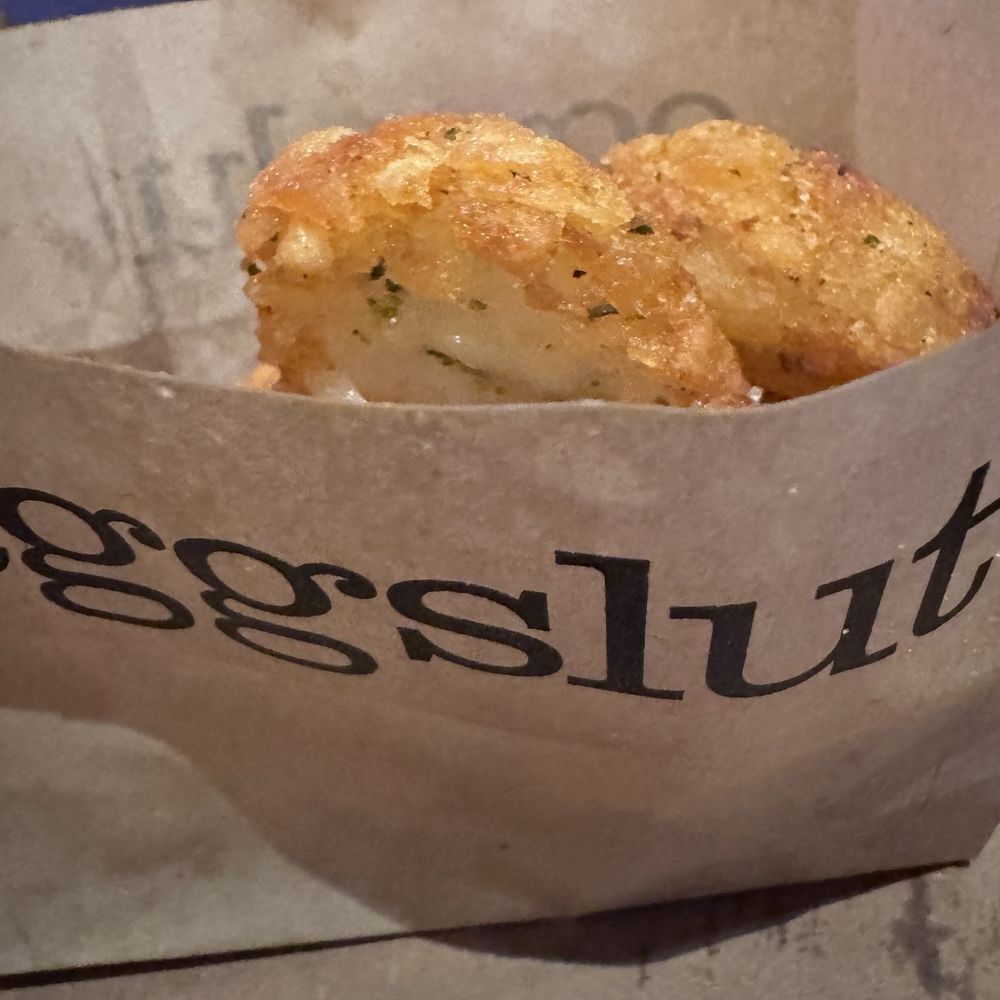 Eggslut - Truffle hash browns (I already ate some) - Breakfast & Brunch Near Me - Las Vegas, Nevada Eggslut - Truffle hash browns (I already ate some) - Breakfast & Brunch Near Me - Las Vegas, Nevada