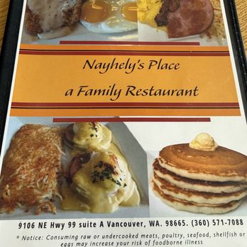 Nayhely's Place - Menu cover - Cafes Near Me - Vancouver, Washington Nayhely's Place - Menu cover - Cafes Near Me - Vancouver, Washington