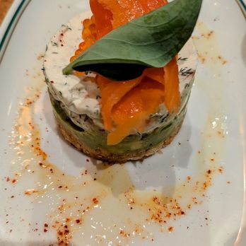 Au Bourguignon du Marais - Tiramisu with Smoked Trout & Avocado - French Near Me - Paris, 75