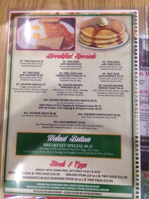 Menu photo 8 Walnut Bottom Diner Carlisle, PA Menu photo 8 Walnut Bottom Diner Carlisle, PA