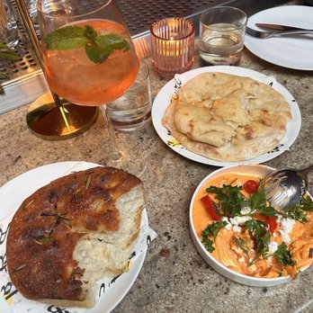 Atta Girl - Whipped feta bread and spread - Mediterranean Near Me - Hermosa Beach, California