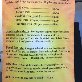 On the Street Pitas - New food truck menu - Food Trucks Near Me - Ithaca, New York On the Street Pitas - New food truck menu - Food Trucks Near Me - Ithaca, New York