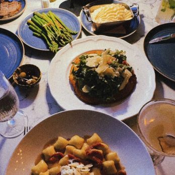 Arca - Chicken Milanese Asparagus Mashed potatoes Gnocchi - Italian Near Me - Lincoln Park, New Jersey Arca - Chicken Milanese Asparagus Mashed potatoes Gnocchi - Italian Near Me - Lincoln Park, New Jersey