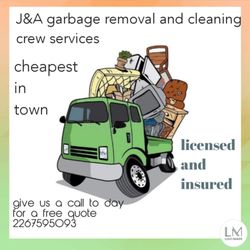 J&A Garbage Removal And Cleaning Crew - Open 24.7