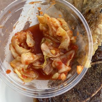 Hauula BBQ - Low quality bland kim chee. - Korean Near Me - Hauula, Hawaii Hauula BBQ - Low quality bland kim chee. - Korean Near Me - Hauula, Hawaii