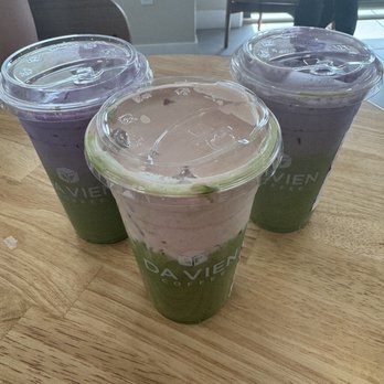 Da Vien Coffee - Iced Ube matcha, iced strawberry oat milk matcha latte - Coffee & Tea Near Me - Milpitas, California Da Vien Coffee - Iced Ube matcha, iced strawberry oat milk matcha latte - Coffee & Tea Near Me - Milpitas, California