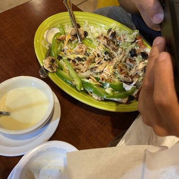 Casa Mexico - The salad person three ordered with peppers and mushrooms but weren't mentioned on the description. - Mexican Near Me - Independence, Missouri Casa Mexico - The salad person three ordered with peppers and mushrooms but weren't mentioned on the description. - Mexican Near Me - Independence, Missouri