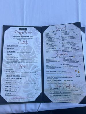 Menu photo 1 Avenida Restaurant San Mateo, CA