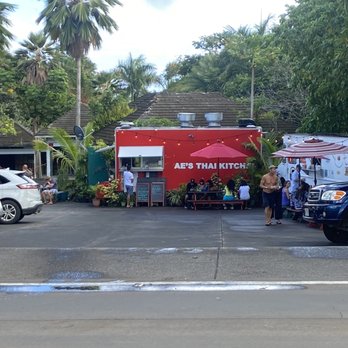 Ae's Thai Kitchen - AE's Thai Kitchen food truck Along with a small assortment of different local food trucks - Thai Near Me - Hana, Hawaii Ae's Thai Kitchen - AE's Thai Kitchen food truck Along with a small assortment of different local food trucks - Thai Near Me - Hana, Hawaii