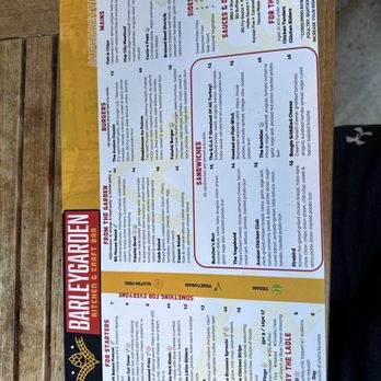 Barleygarden Kitchen - Alpharetta - Main menu - Beer Bar Near Me - Alpharetta, Georgia Barleygarden Kitchen - Alpharetta - Main menu - Beer Bar Near Me - Alpharetta, Georgia