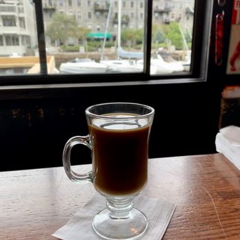 Boston Sail Loft - Kahlua and Coffee with beautiful view and a nice breeze - Bars Near Me - Boston, Massachusetts