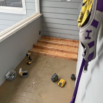Wood Wizard Construction - Creative platform in process - Siding Near Me