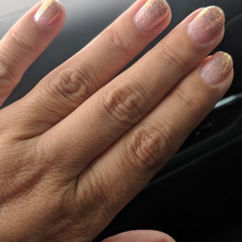 Lux Nail Salon - Gel fade with rockstar glitter! - Nail Salons Near Me - Honolulu, Hawaii Lux Nail Salon - Gel fade with rockstar glitter! - Nail Salons Near Me - Honolulu, Hawaii