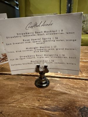 Menu photo 3 H Bar Redmond, WA