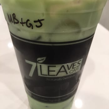 7 Leaves Cafe - Mung bean milk tea with grass jelly - Coffee & Tea Near Me - Irvine, California