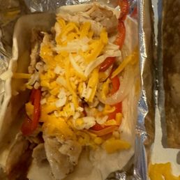 Chicken fajita taco Chicken fajita taco