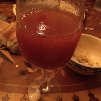 Marrakesh Moroccan Restaurant - Strawberry mimosa, nice! - Moroccan Near Me - Seattle, Washington