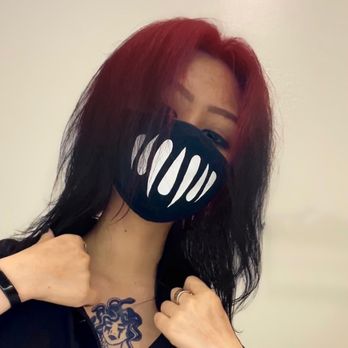 Mindy C Hair Stylist - hair trimmed with face framing layers and dyed red roots - Hair Stylists Near Me - Mountain View, California Mindy C Hair Stylist - hair trimmed with face framing layers and dyed red roots - Hair Stylists Near Me - Mountain View, California