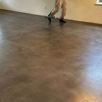 Gem Concrete Polishing - This is with the charcoal gray stain and satin finish. - Masonry/Concrete Near Me Gem Concrete Polishing - This is with the charcoal gray stain and satin finish. - Masonry/Concrete Near Me