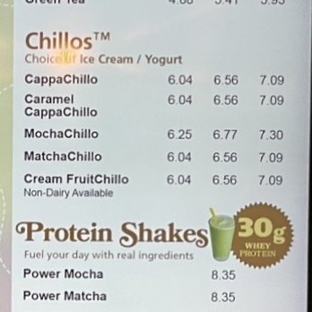 Blenz Coffee Whistler - Menu 2/3 cold drinks - Coffee & Tea Near Me - Whistler, British Columbia