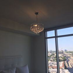 Done Right! Moving & Delivery - Chandeliers installed....