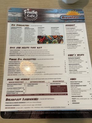 Menu photo 4 Smile Cafe Breakfast & Lunch Easton, PA Menu photo 4 Smile Cafe Breakfast & Lunch Easton, PA