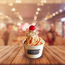Ice Capades Shaved Ice & Milkshakes - Caramel Sundae