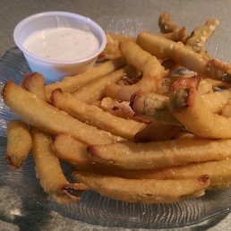 Pickle Fries with Ranch Dressing!