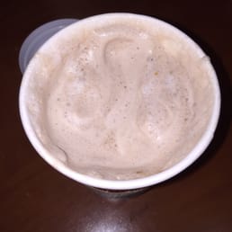 My "white" hot chocolate that was actually brown and missing whipped cream on the top My "white" hot chocolate that was actually brown and missing whipped cream on the top