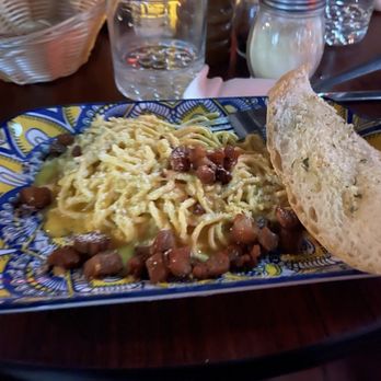 Alfio’s Pizza - Pork-belly carbonara with fresh pasta! - Pasta Shops Near Me - Christiansted, Virgin Islands Alfio’s Pizza - Pork-belly carbonara with fresh pasta! - Pasta Shops Near Me - Christiansted, Virgin Islands