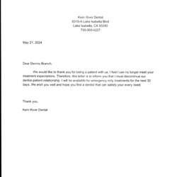 Kern Valley Dental Center - Sent to me after I told them I wouldn't be coming back in.