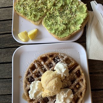 Roots Cafe - Churro Waffle Avocado Toast - Cafes Near Me - Cerritos, California Roots Cafe - Churro Waffle Avocado Toast - Cafes Near Me - Cerritos, California